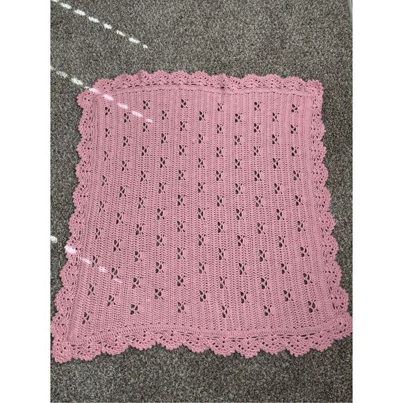 ❤️Handmade Crochet Baby Blanket - Picture 1 of 6